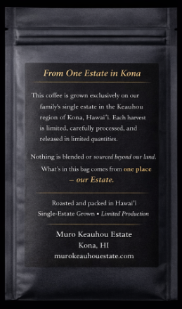 Single-Estate Kona Coffee